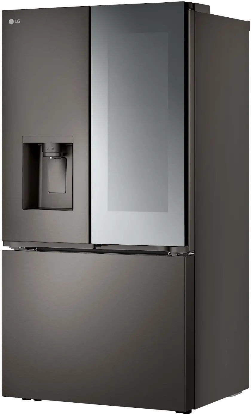 LRYKC2606D LG 26 cu ft InstaView® French Door Refrigerator - Counter Depth Black Stainless Steel-27