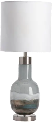 Saluti Glass Multicolor Table Lamp