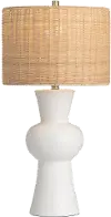 29.5 Inch Ceramic Lamp With Shade