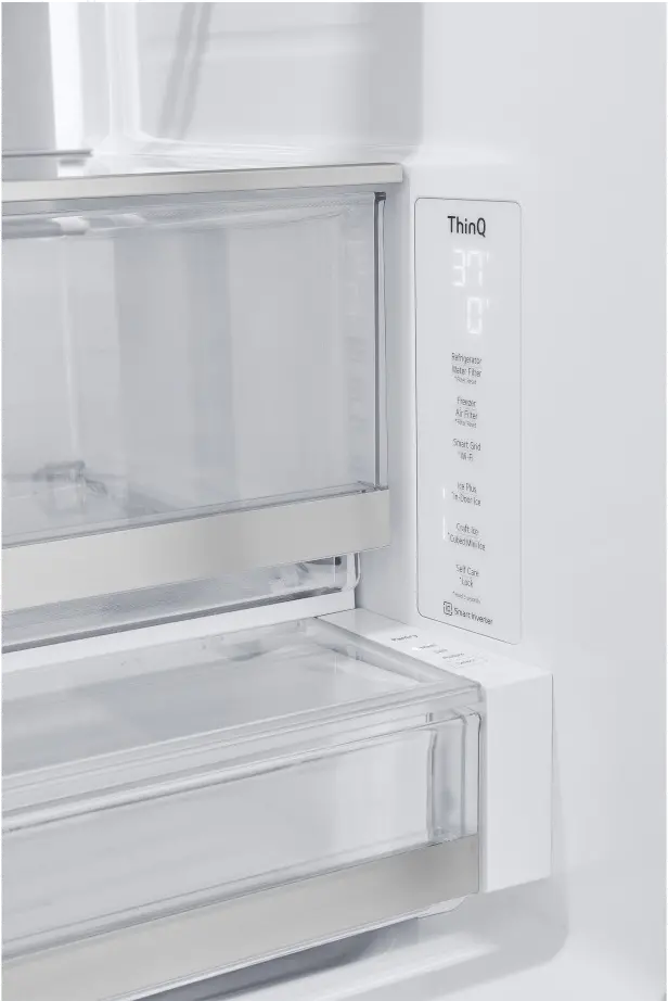 LRYKC2606S LG 26 cu ft InstaView® French Door Refrigerator - Counter Depth Stainless Steel-14