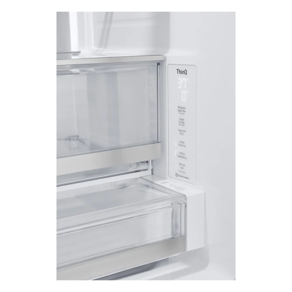 LRYKC2606S LG 26 cu ft InstaView® French Door Refrigerator - Counter Depth Stainless Steel-14