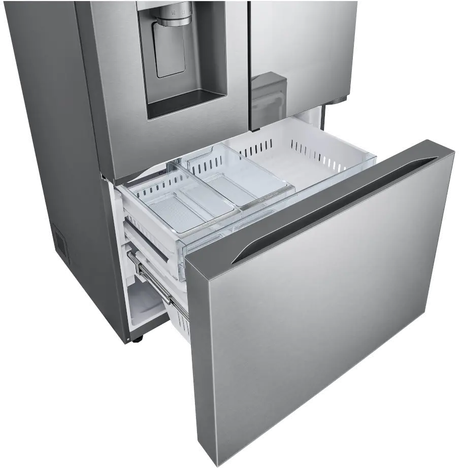 LRYKC2606S LG 26 cu ft InstaView® French Door Refrigerator - Counter Depth Stainless Steel-15