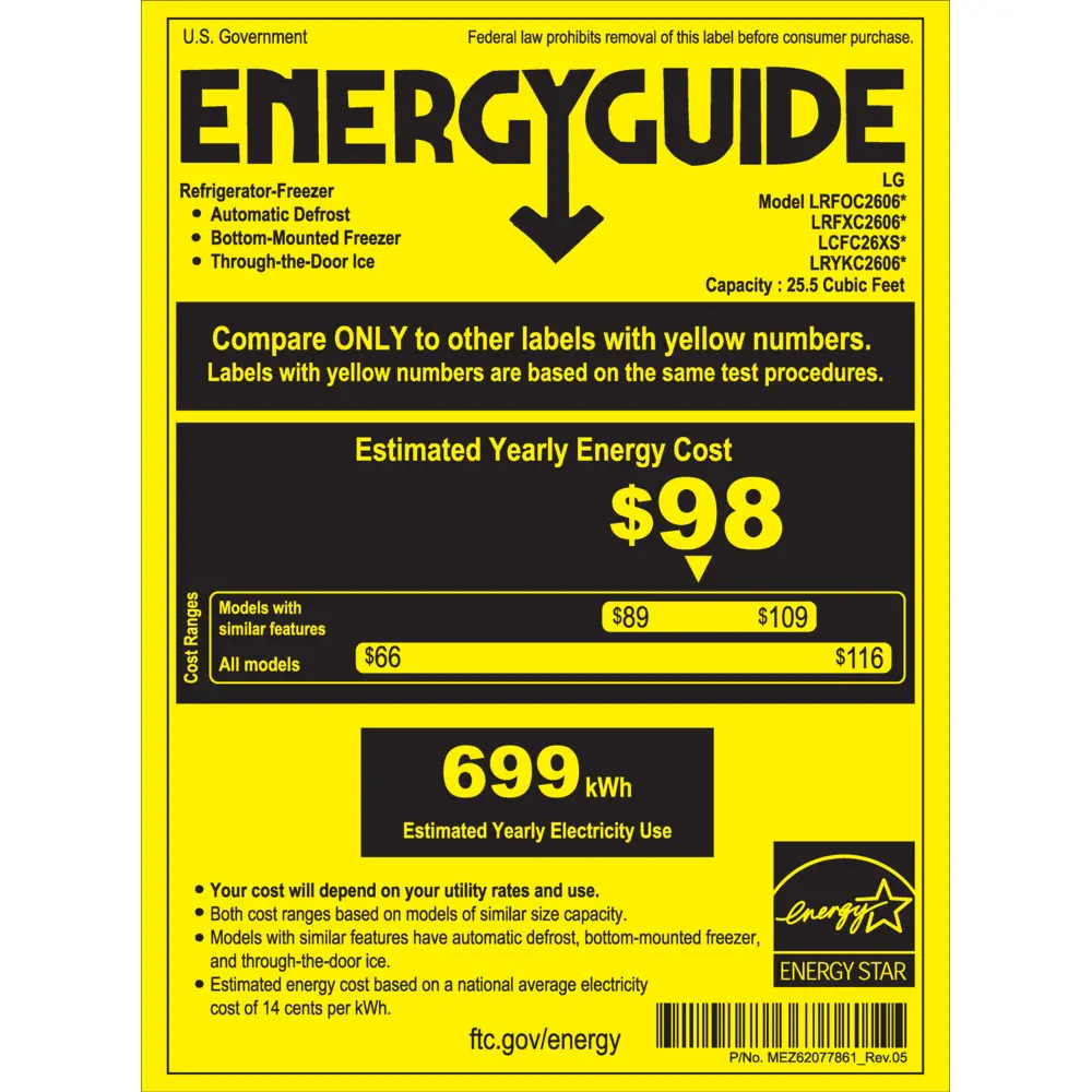 LRYKC2606S LG 26 cu ft InstaView® French Door Refrigerator - Counter Depth Stainless Steel-19