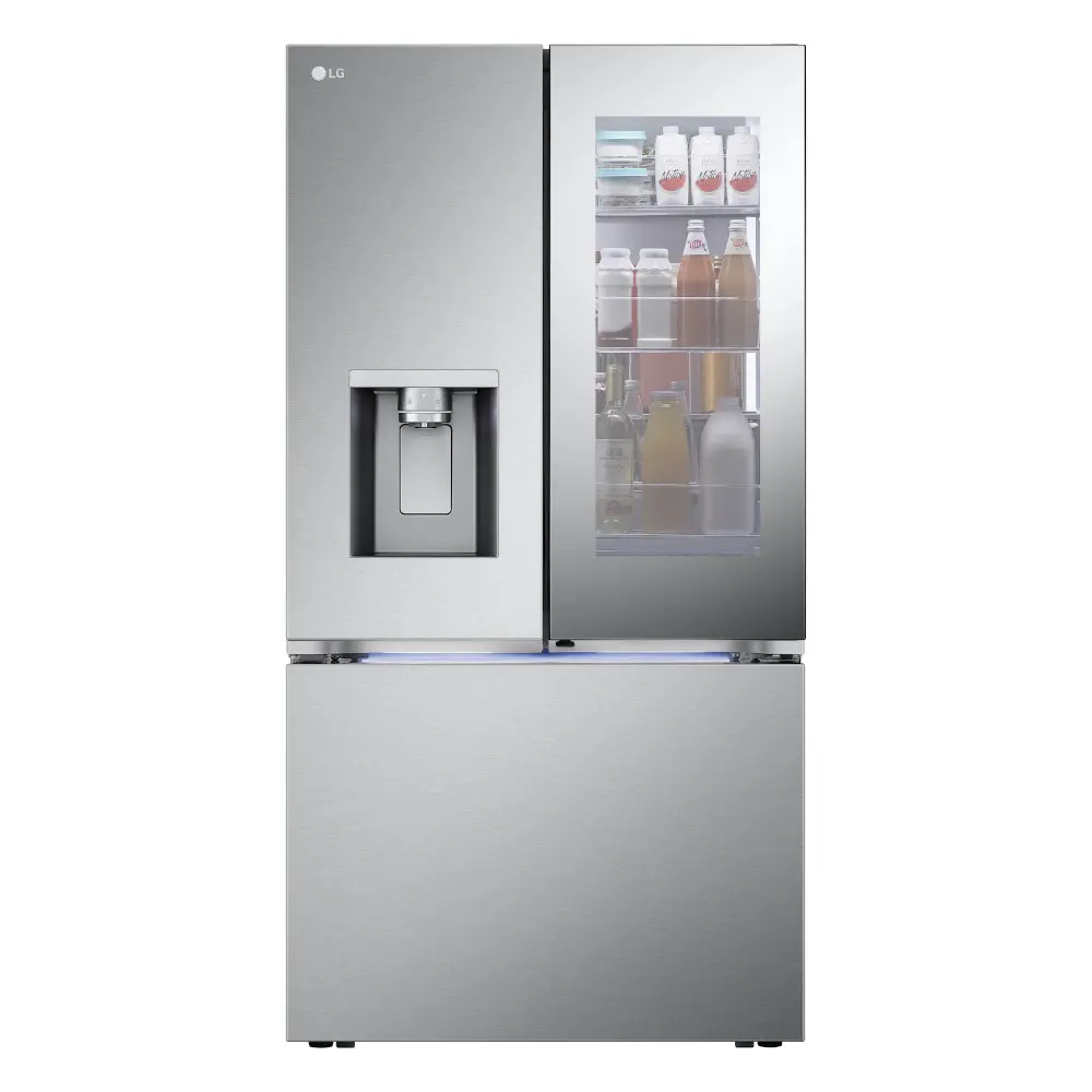 LRYKC2606S LG 26 cu ft InstaView® French Door Refrigerator - Counter Depth Stainless Steel-2