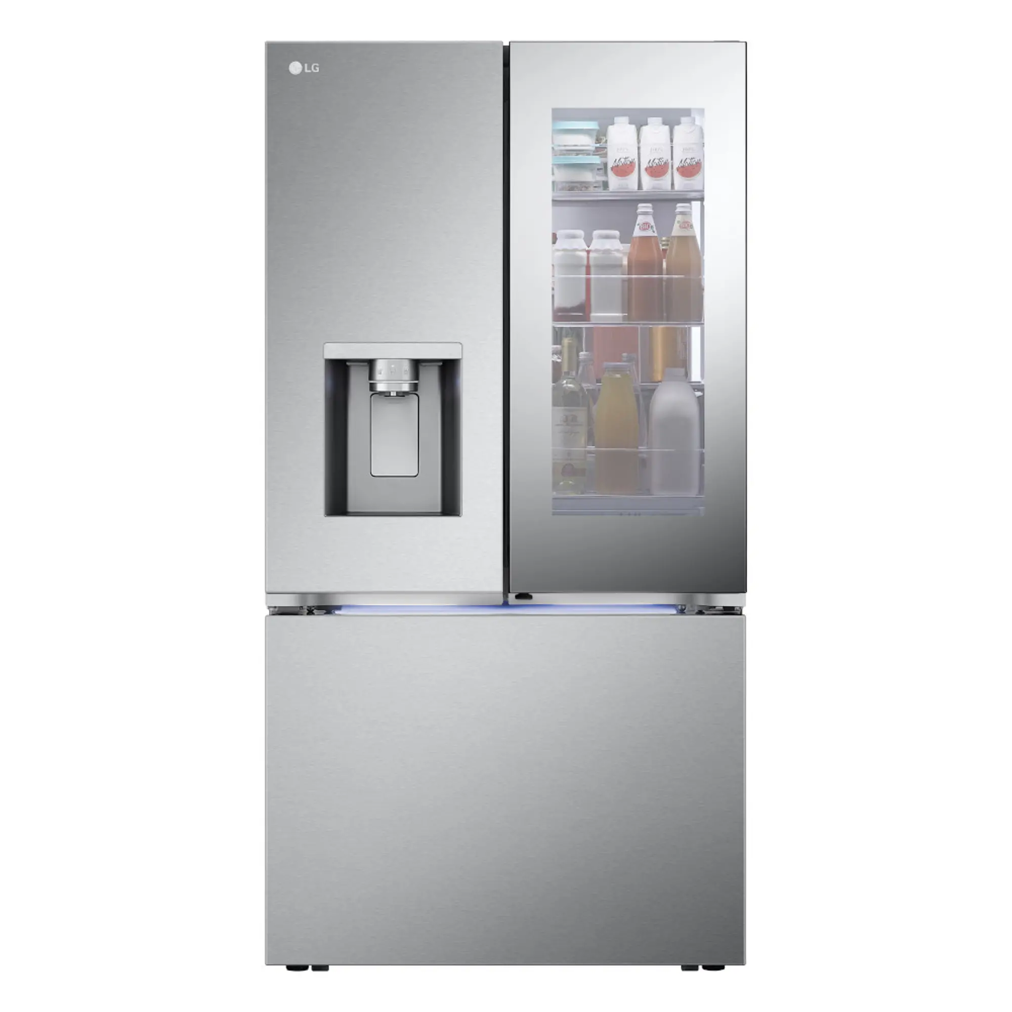 LG 26 cu ft InstaView French Door Refrigerator - Counter Depth
