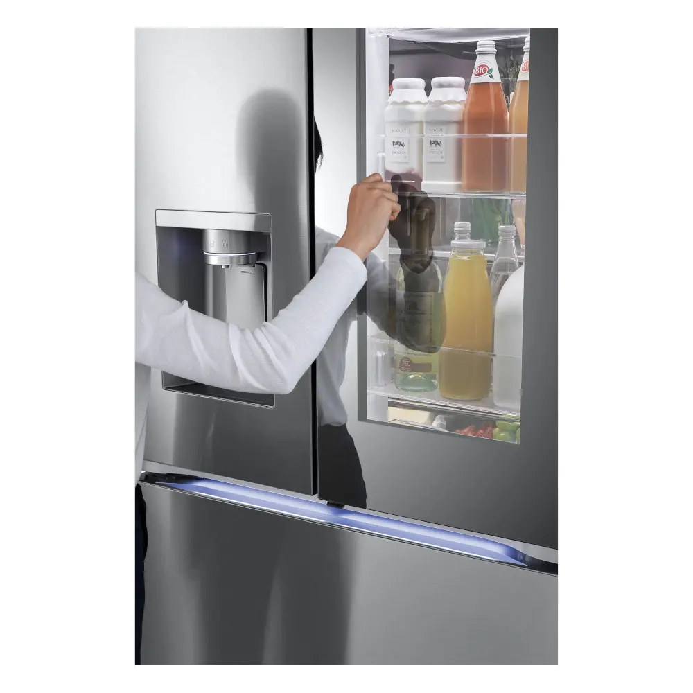 LRYKC2606S LG 26 cu ft InstaView® French Door Refrigerator - Counter Depth Stainless Steel-6