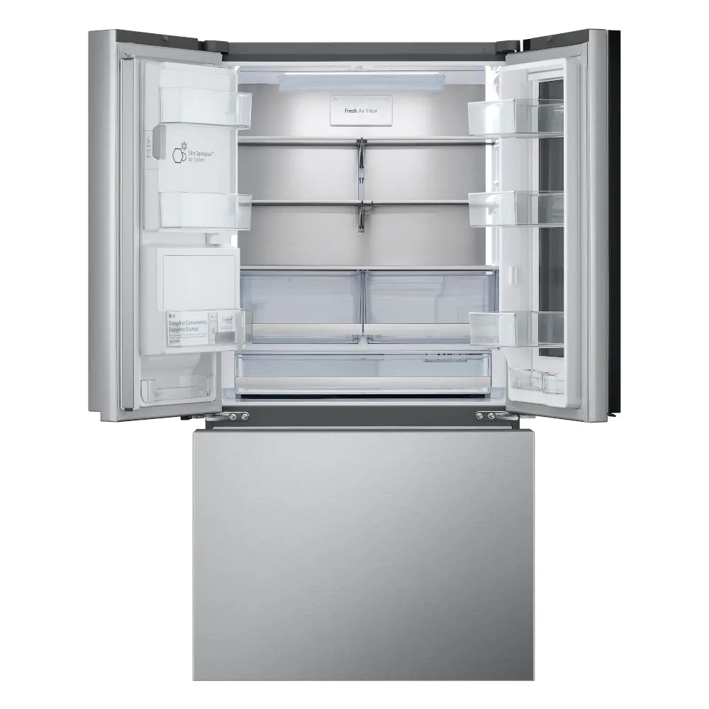LRYKC2606S LG 26 cu ft InstaView® French Door Refrigerator - Counter Depth Stainless Steel-7