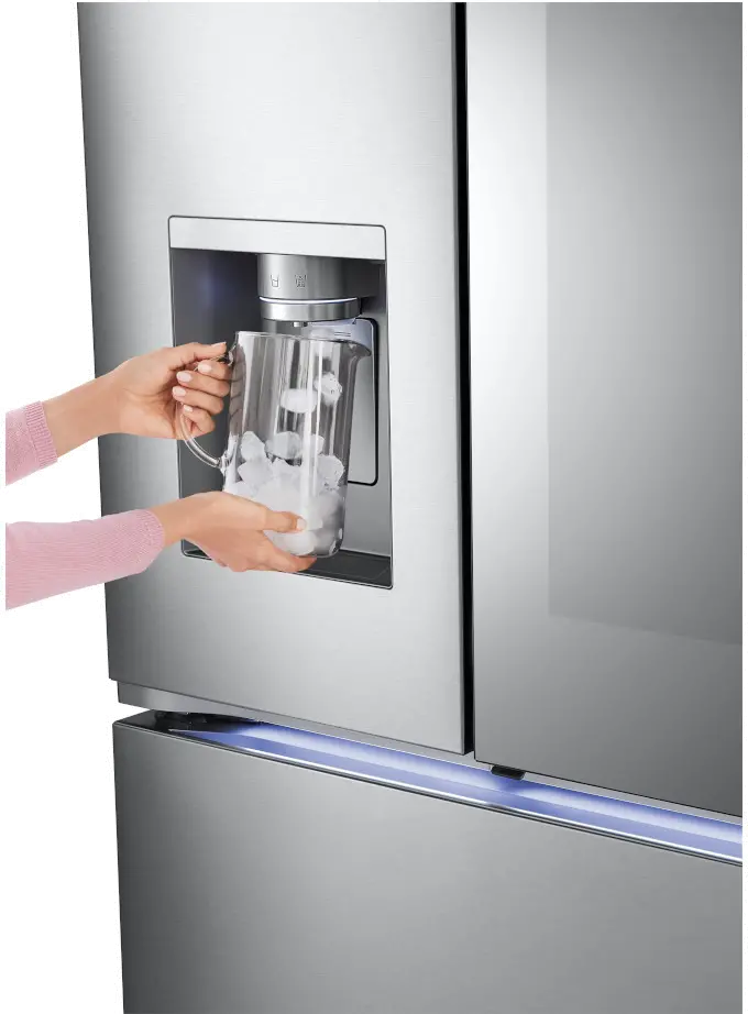 LRYKC2606S LG 26 cu ft InstaView® French Door Refrigerator - Counter Depth Stainless Steel-8
