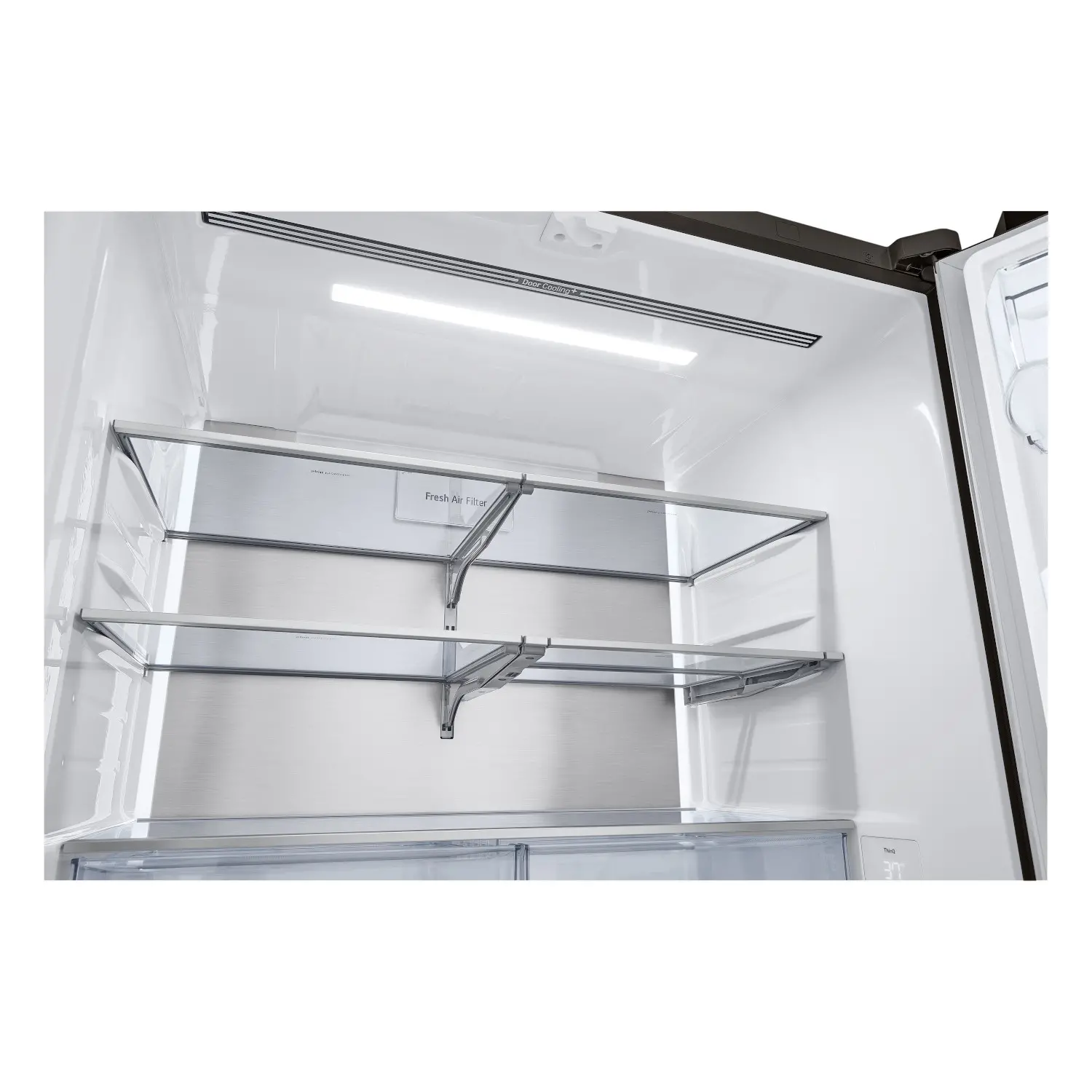 LRYXC2606D LG 25.5 cu ft French Door Refrigerator - Counter Depth Black Stainless Steel-11