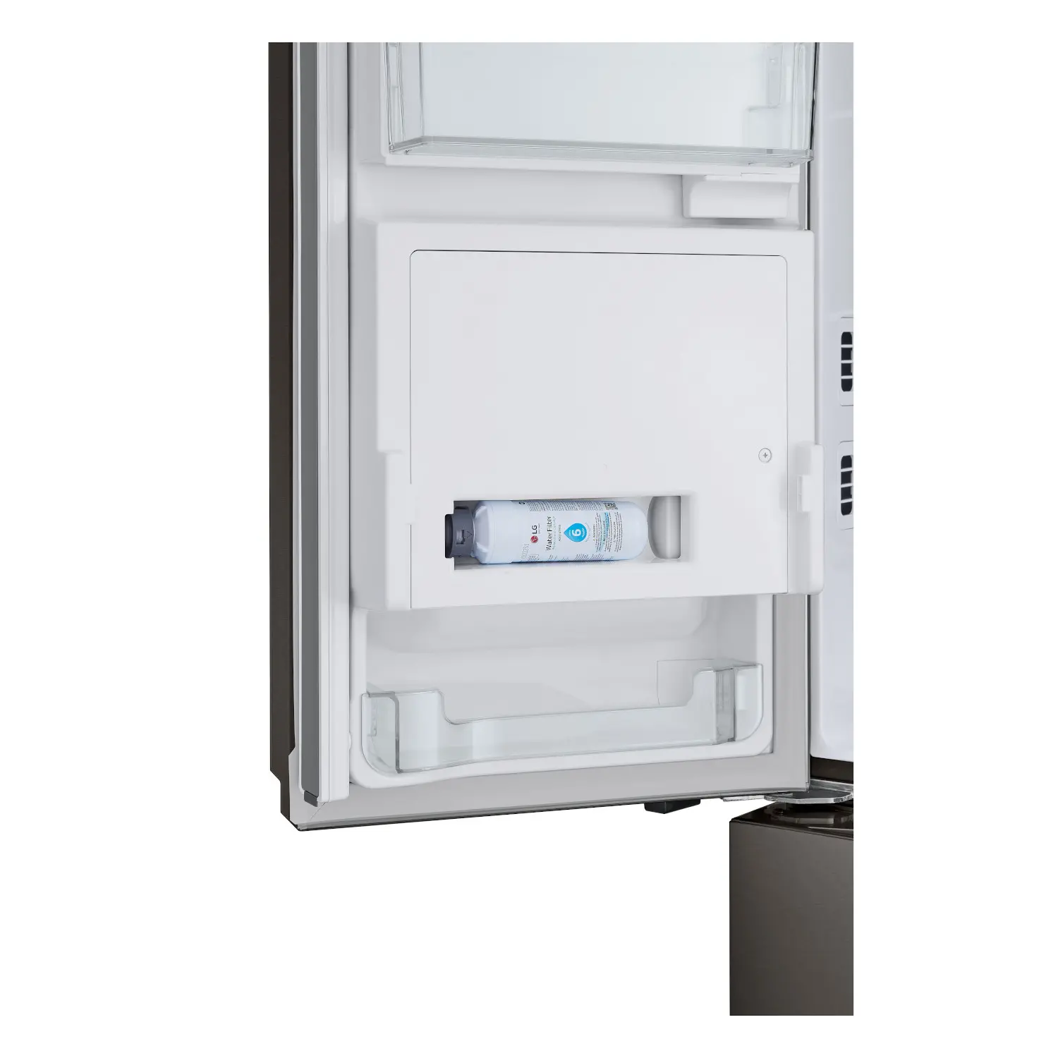 LRYXC2606D LG 25.5 cu ft French Door Refrigerator - Counter Depth Black Stainless Steel-18