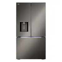LRYXC2606D LG 25.5 cu ft French Door Refrigerator - Counter Depth Black Stainless Steel
