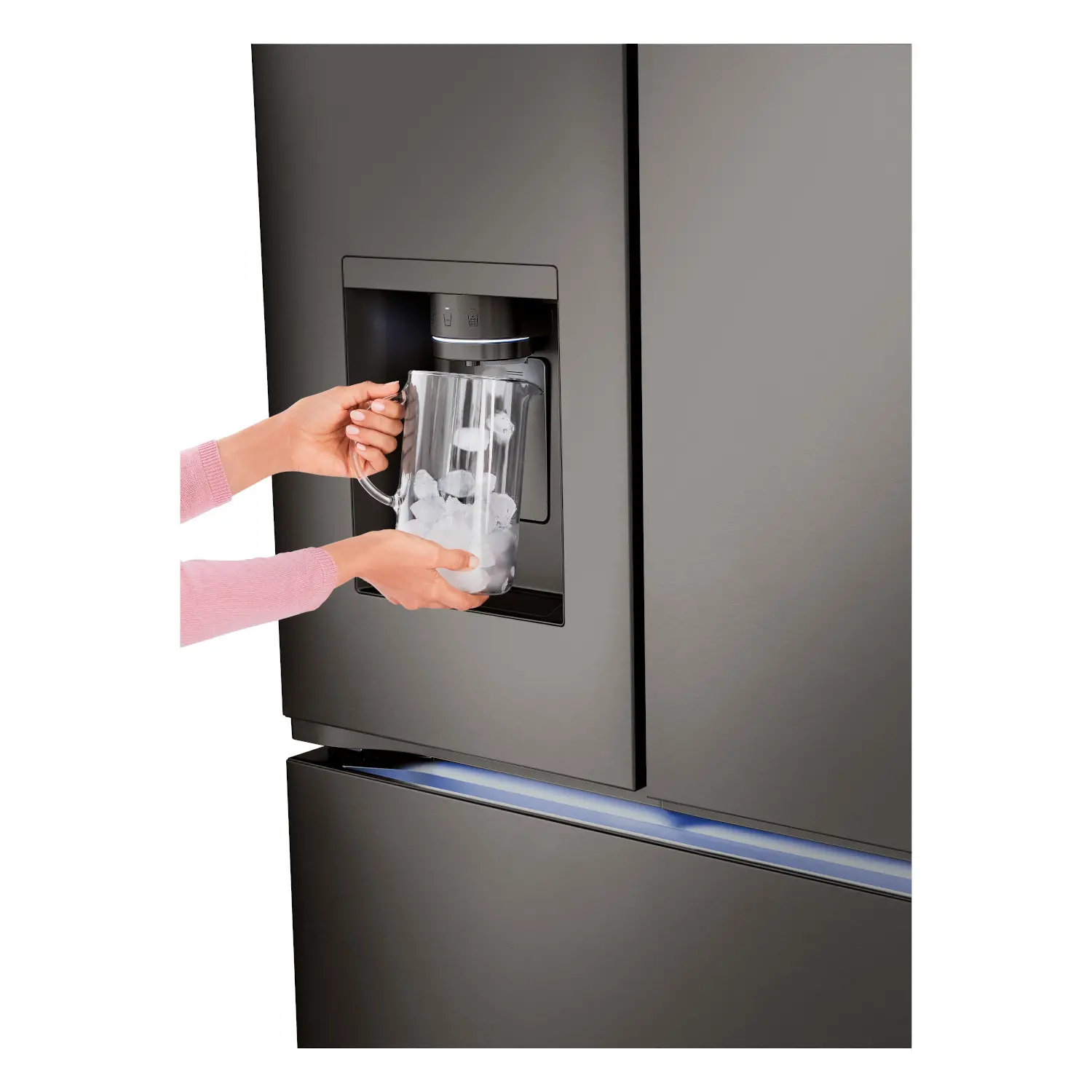 LRYXC2606D LG 25.5 cu ft French Door Refrigerator - Counter Depth Black Stainless Steel-21