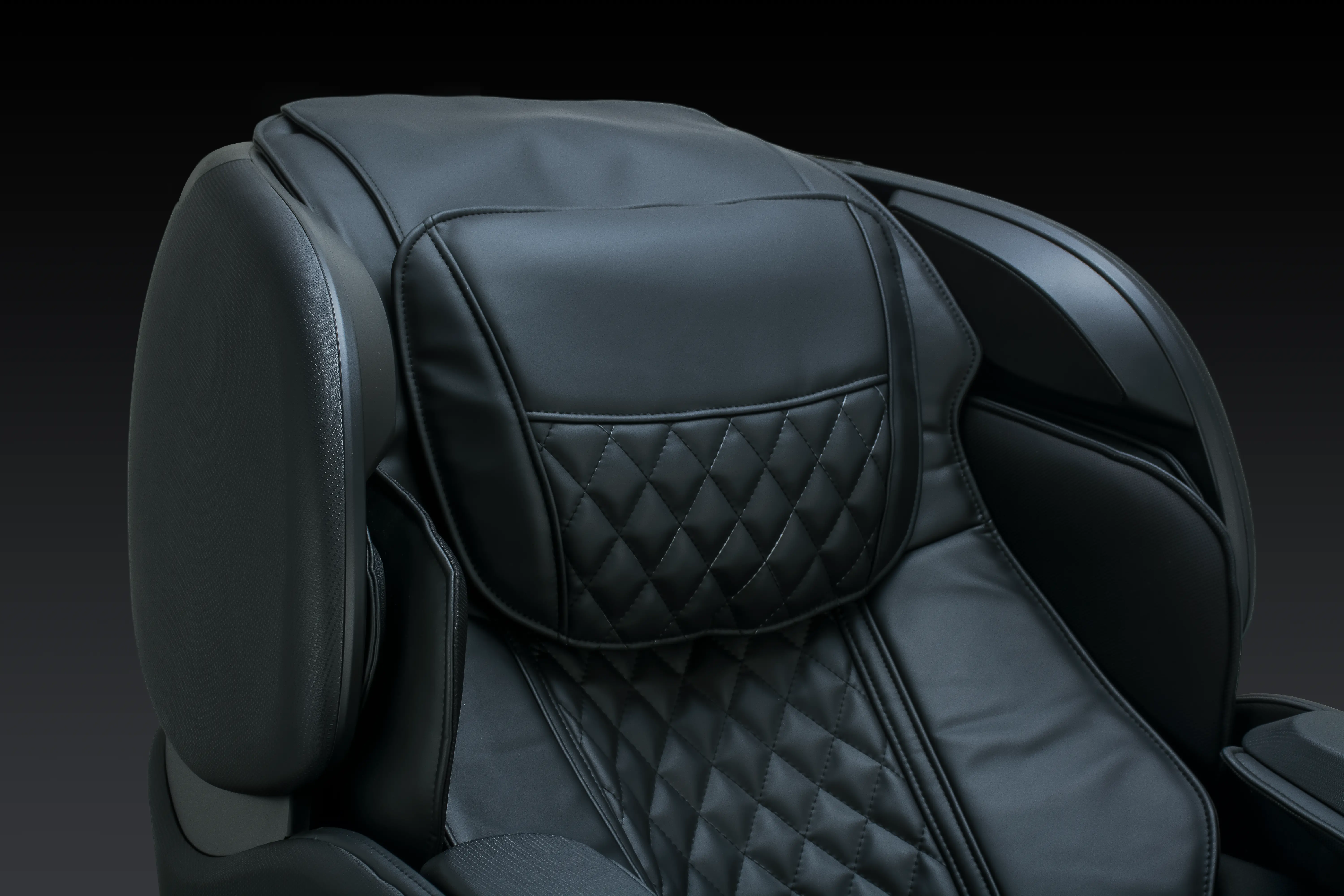 3PC/711V/MSG/BLK/PBK Cozzia Black CZ-711 Qi SE Massage Chair-14