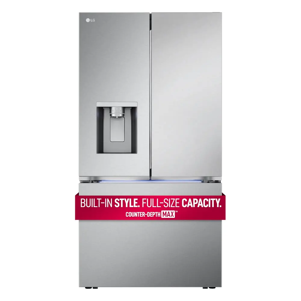 LRYXC2606S LG 25.5 cu ft French Door Refrigerator - Counter Depth Stainless Steel-1