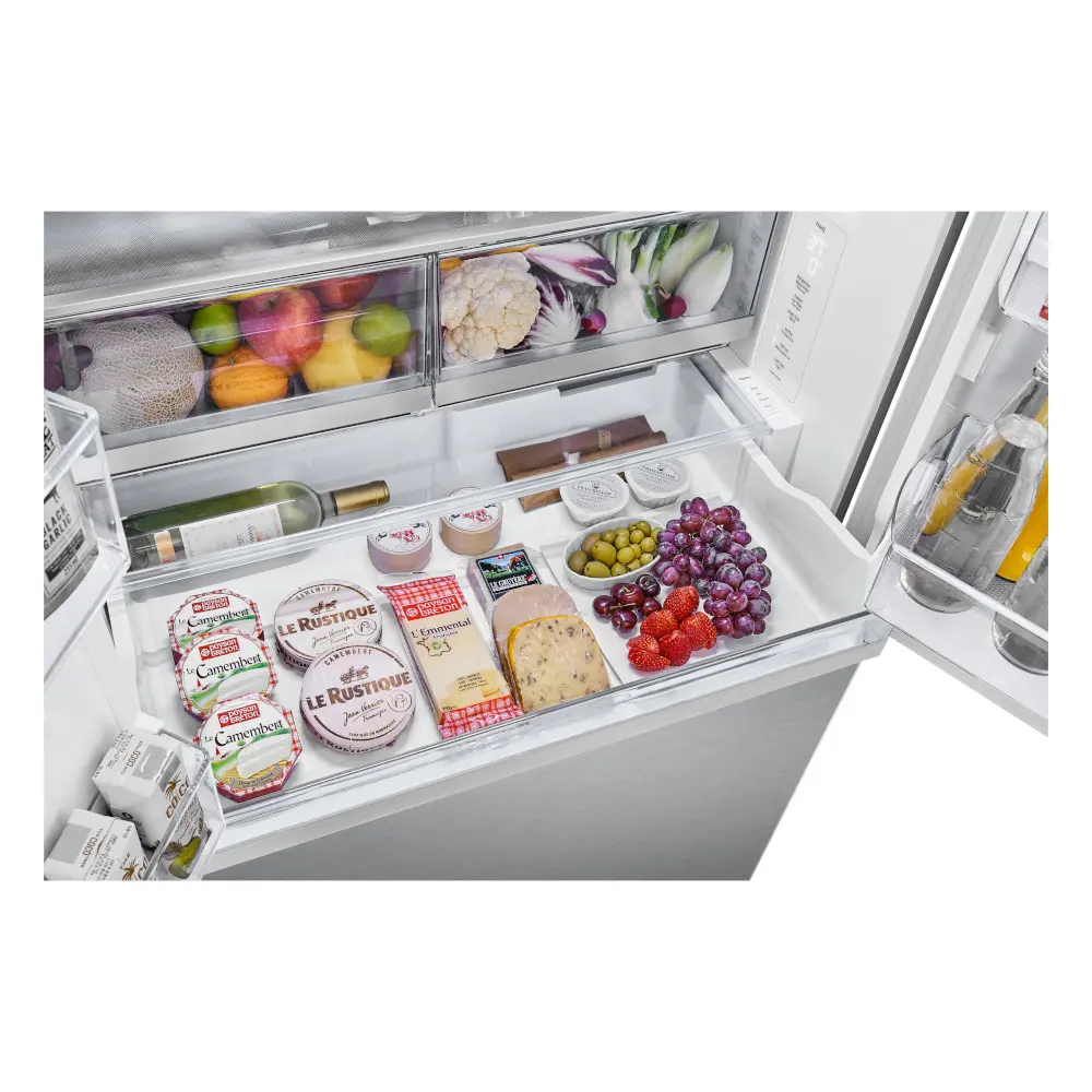 LRYXC2606S LG 25.5 cu ft French Door Refrigerator - Counter Depth Stainless Steel-11