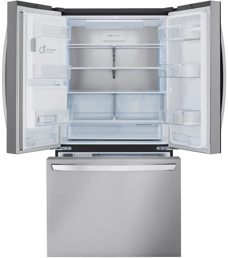LRFXC2606S LG 25.5 cu ft French Door Refrigerator - Counter Depth Stainless Steel-1