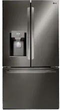 LRFS28XBD LG 28 Cu Ft French Door Refrigerator - Black Stainless Steel