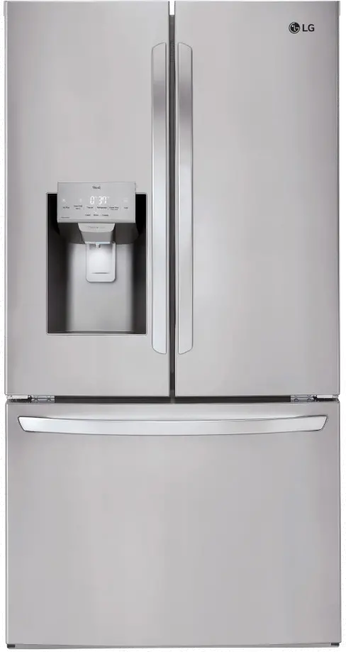 LRFS28XBS LG 28 Cu Ft French Door Refrigerator - Stainless Steel-1