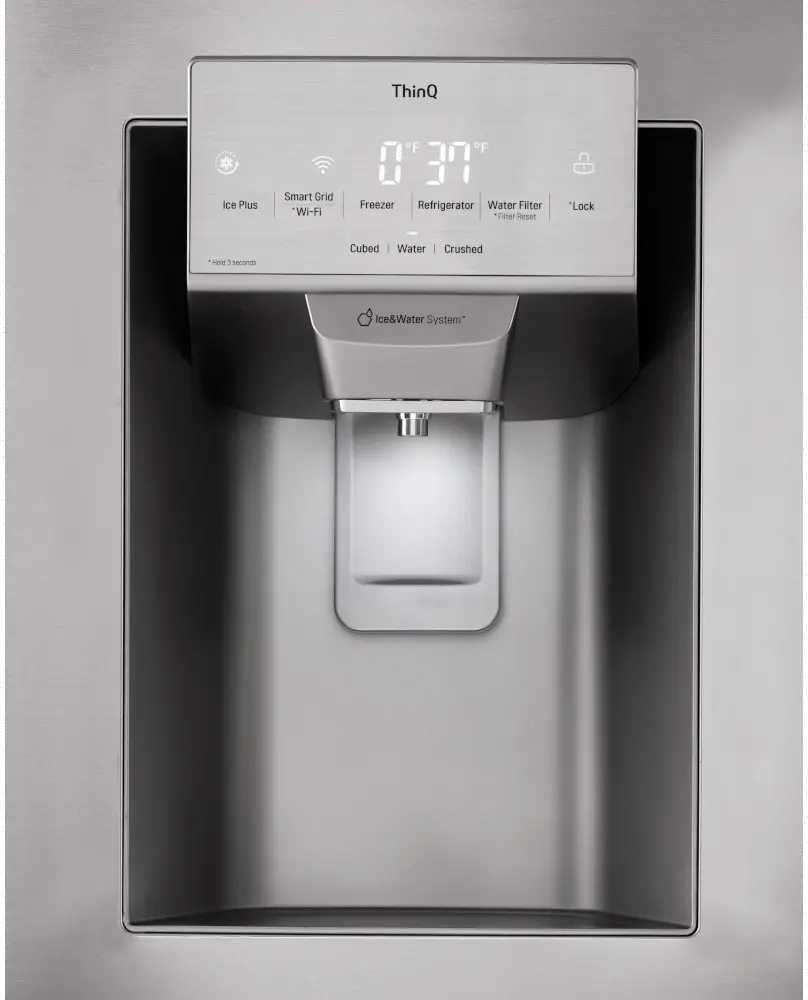 LRFS28XBS LG 28 Cu Ft French Door Refrigerator - Stainless Steel-3
