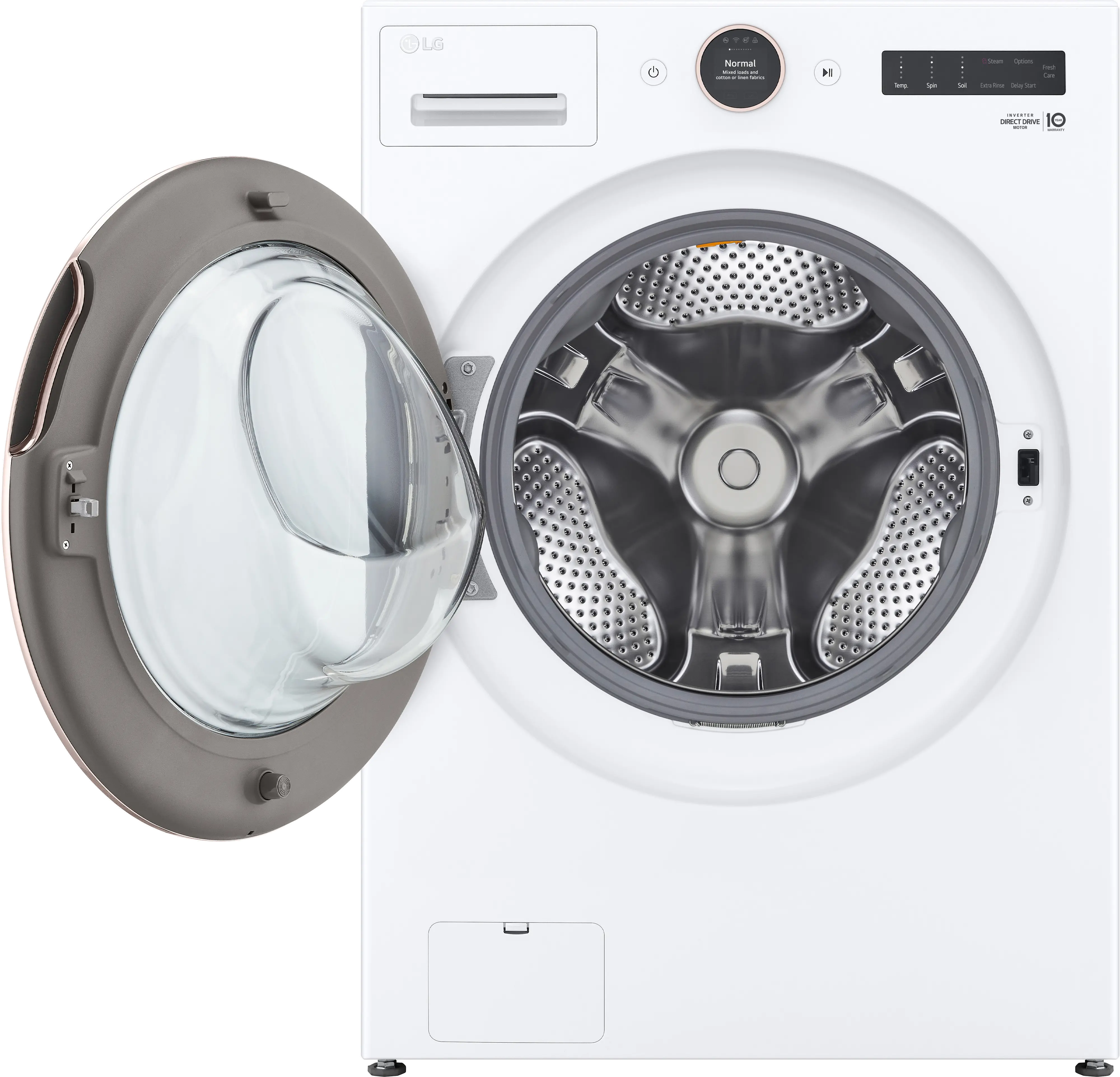 WM6500HWA LG 5 cu ft Front Load Washer - White 6500W-3