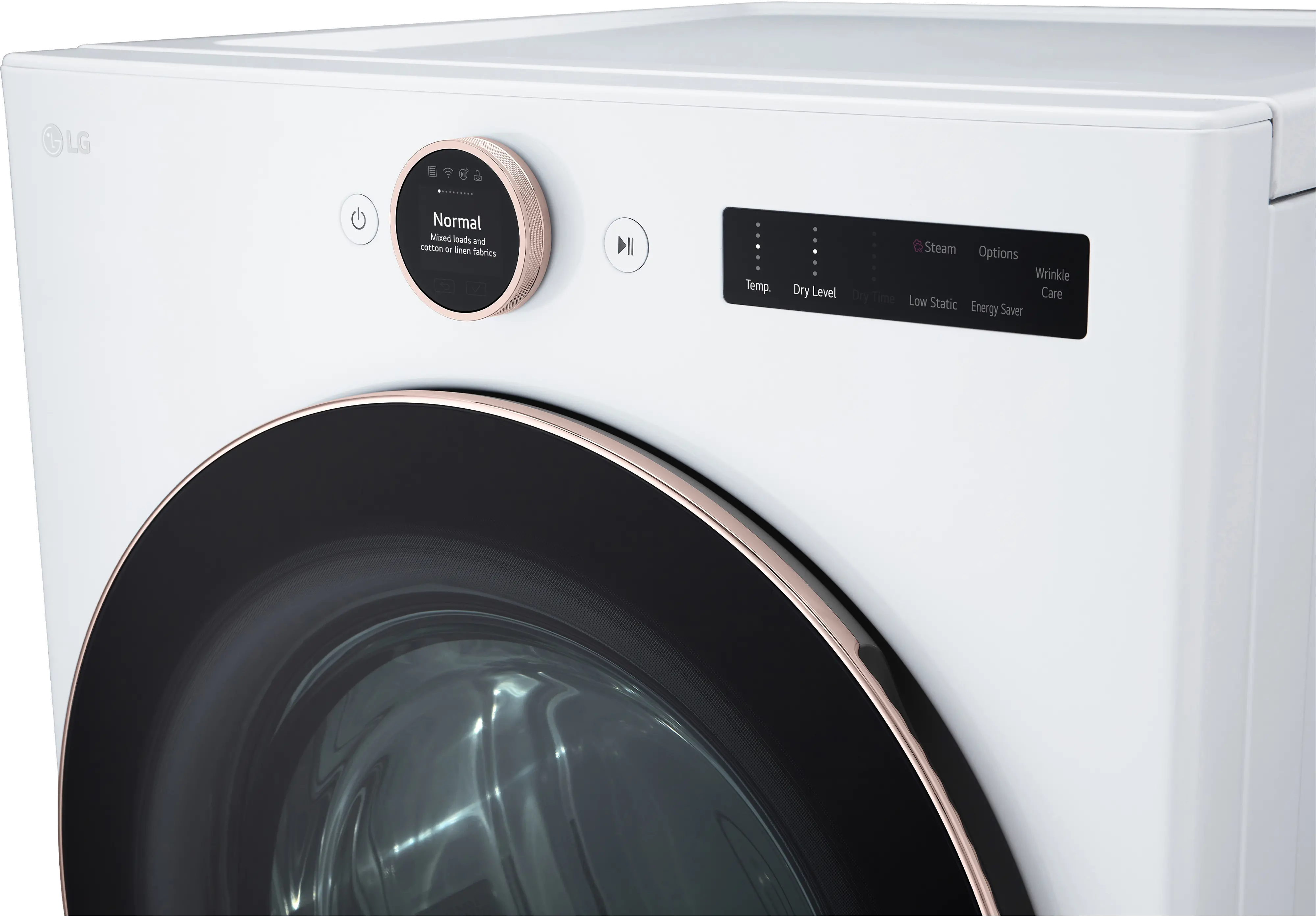 DLEX6500W LG 7.4 cu ft Electric Dryer - White 6500W-3