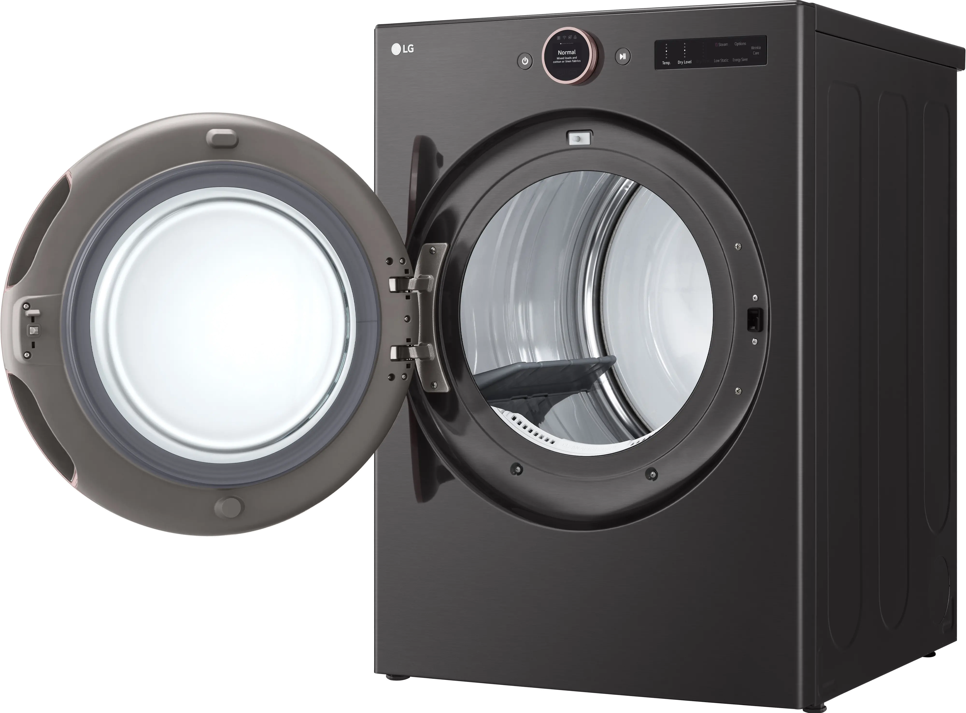 DLEX6500B LG 7.4 cu ft Electric Dryer - Black Steel 6500B-13