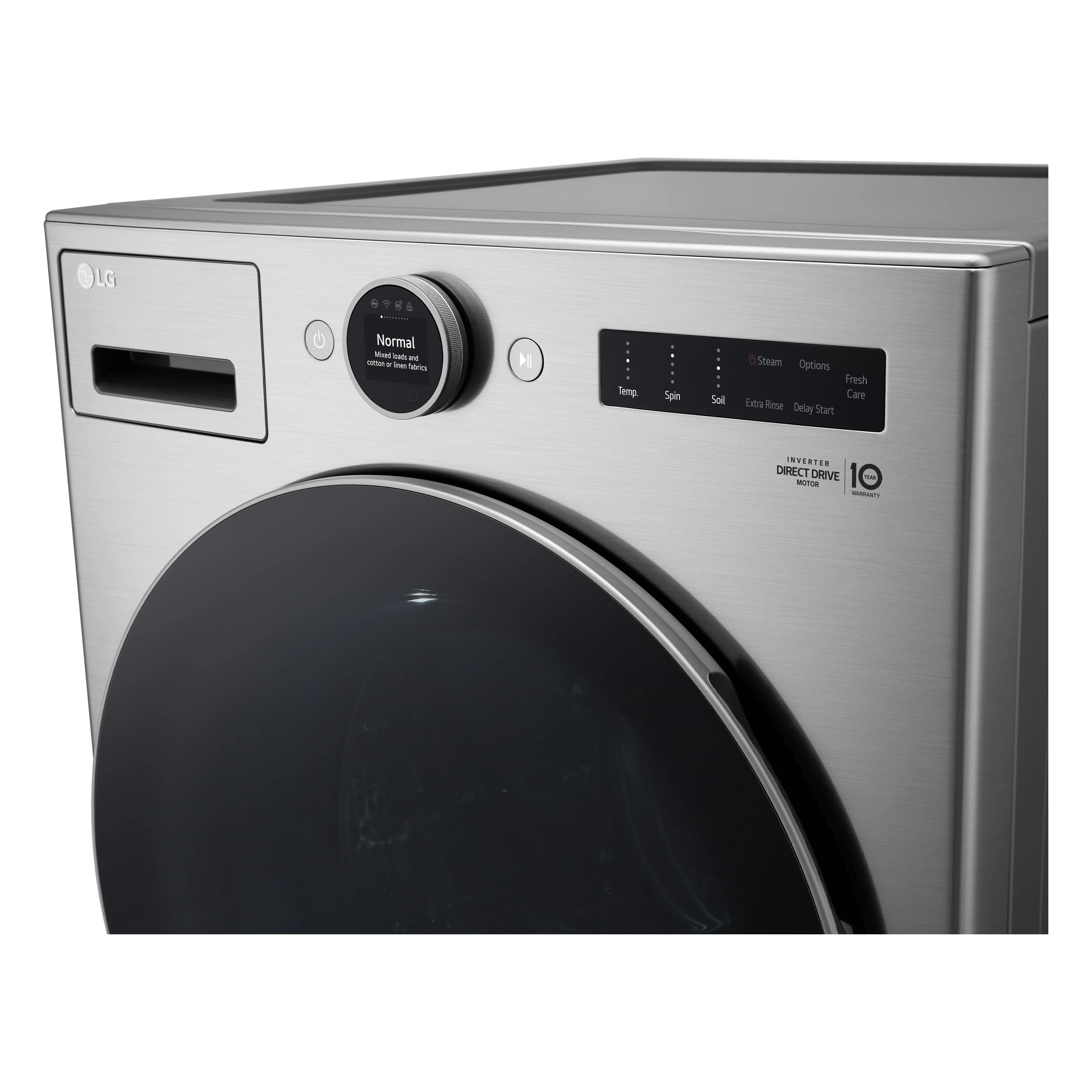 WM5500HVA LG 4.5 cu ft Front Load Washer - Graphite Steel 5500V-5
