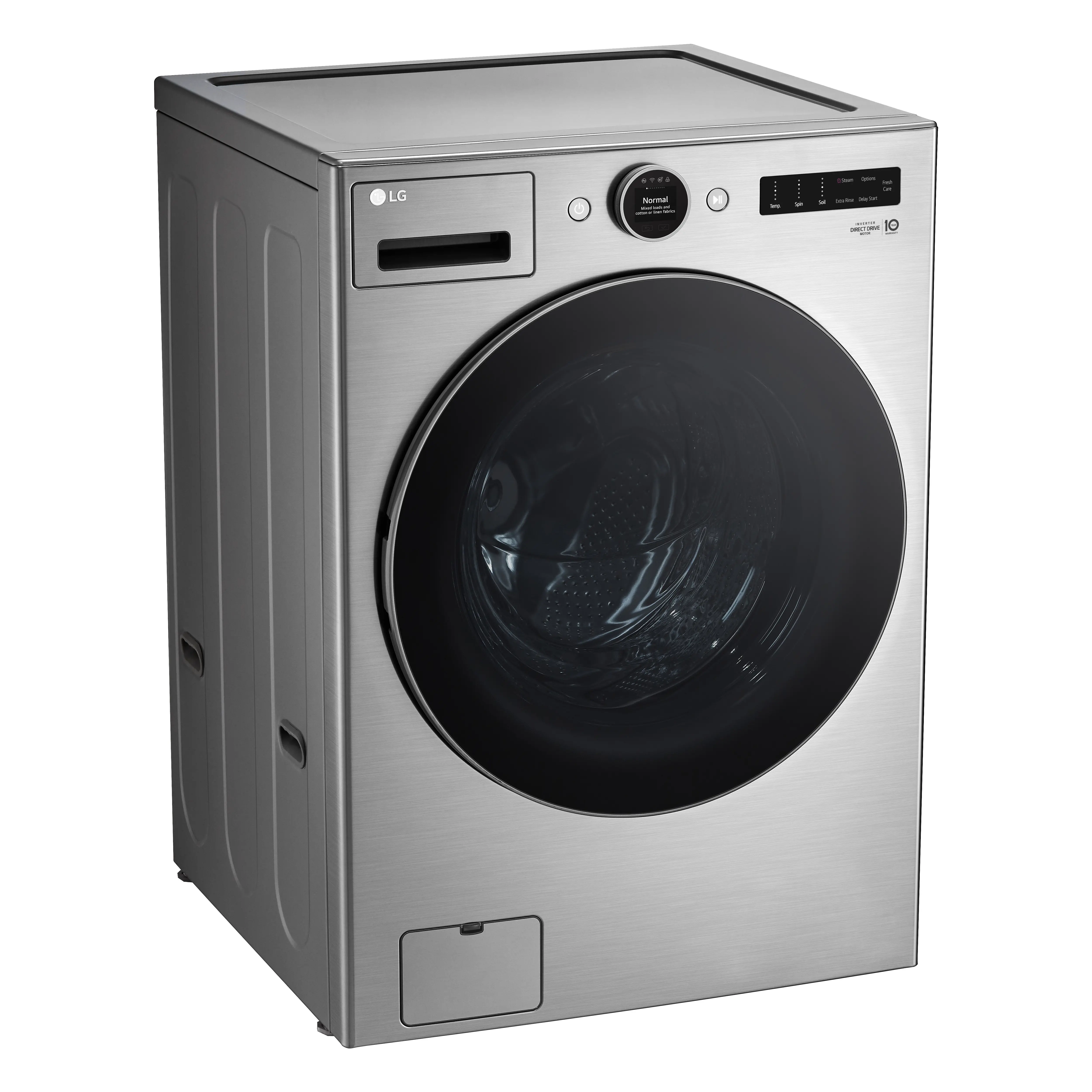 WM5500HVA LG 4.5 cu ft Front Load Washer - Graphite Steel 5500V-9