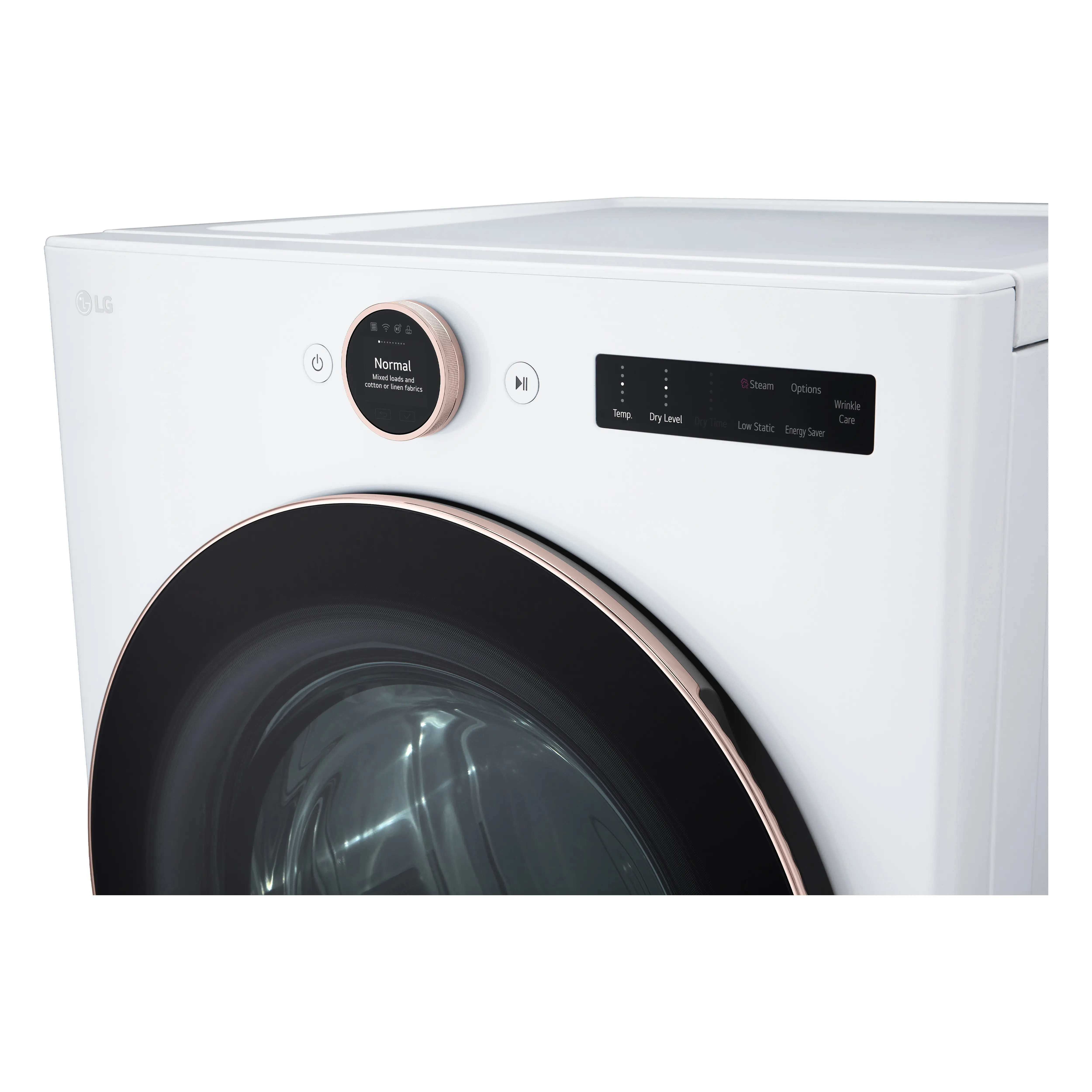 DLGX5501W LG 7.4 cu ft Gas Dryer - White 5500W-12