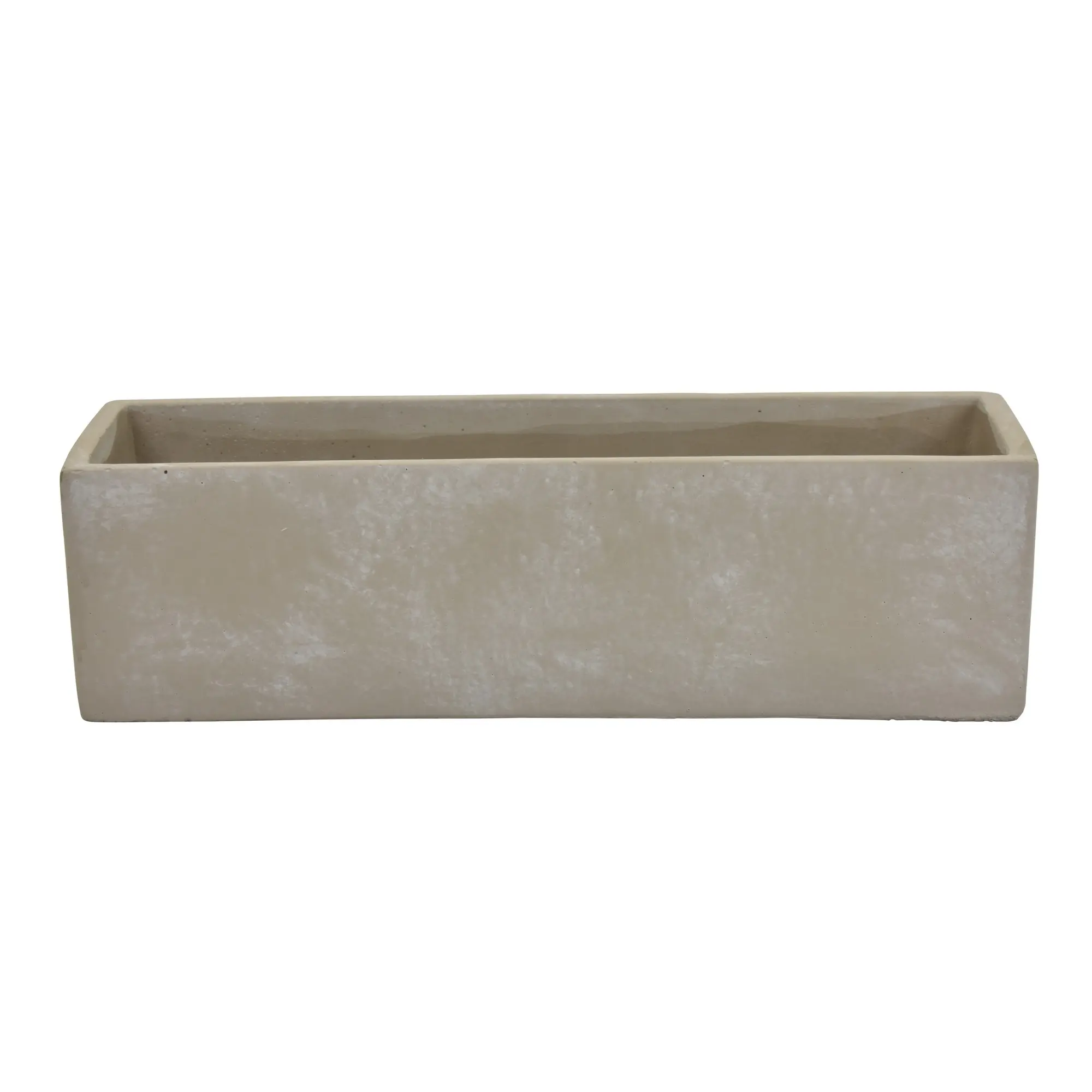 11  Rectangular Gray Resin Planter-1