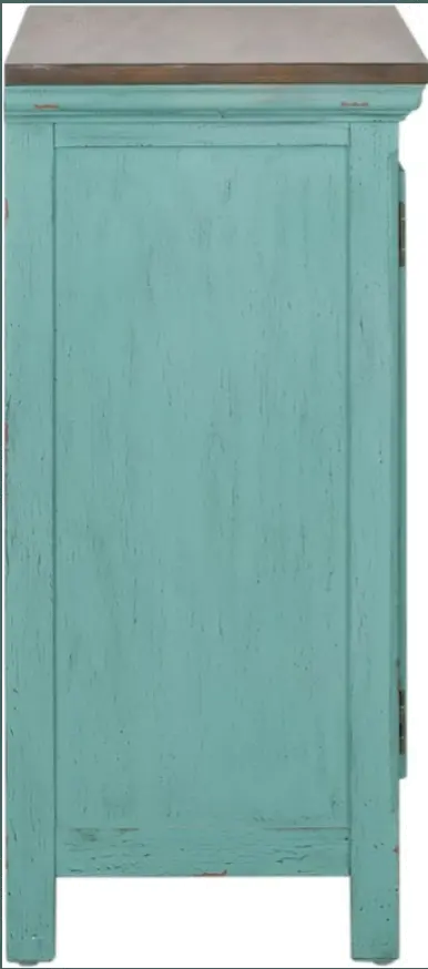 2011-AC3836/CABINET 37 Inch Two Door Sea Foam Cabinet-2