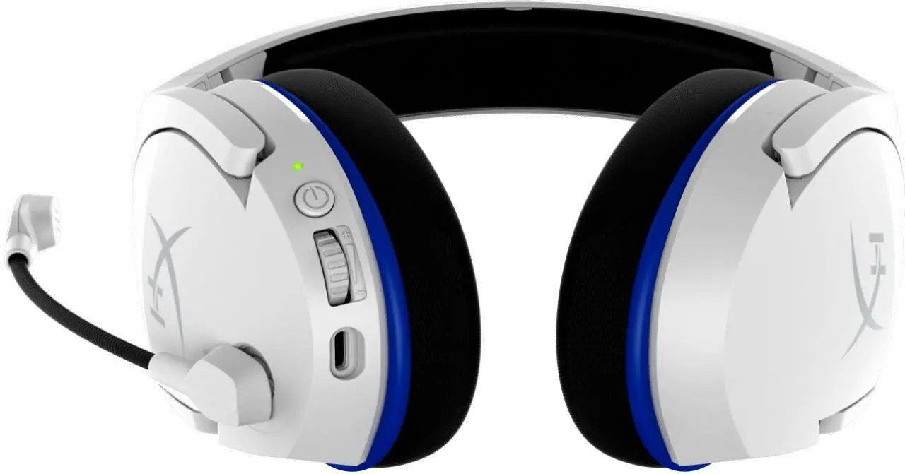 CLOUD_STNGR_CORE_PWL HyperX Cloud Stinger Core Wireless Gaming Headset for PC, PS5, and PS4 - White-5
