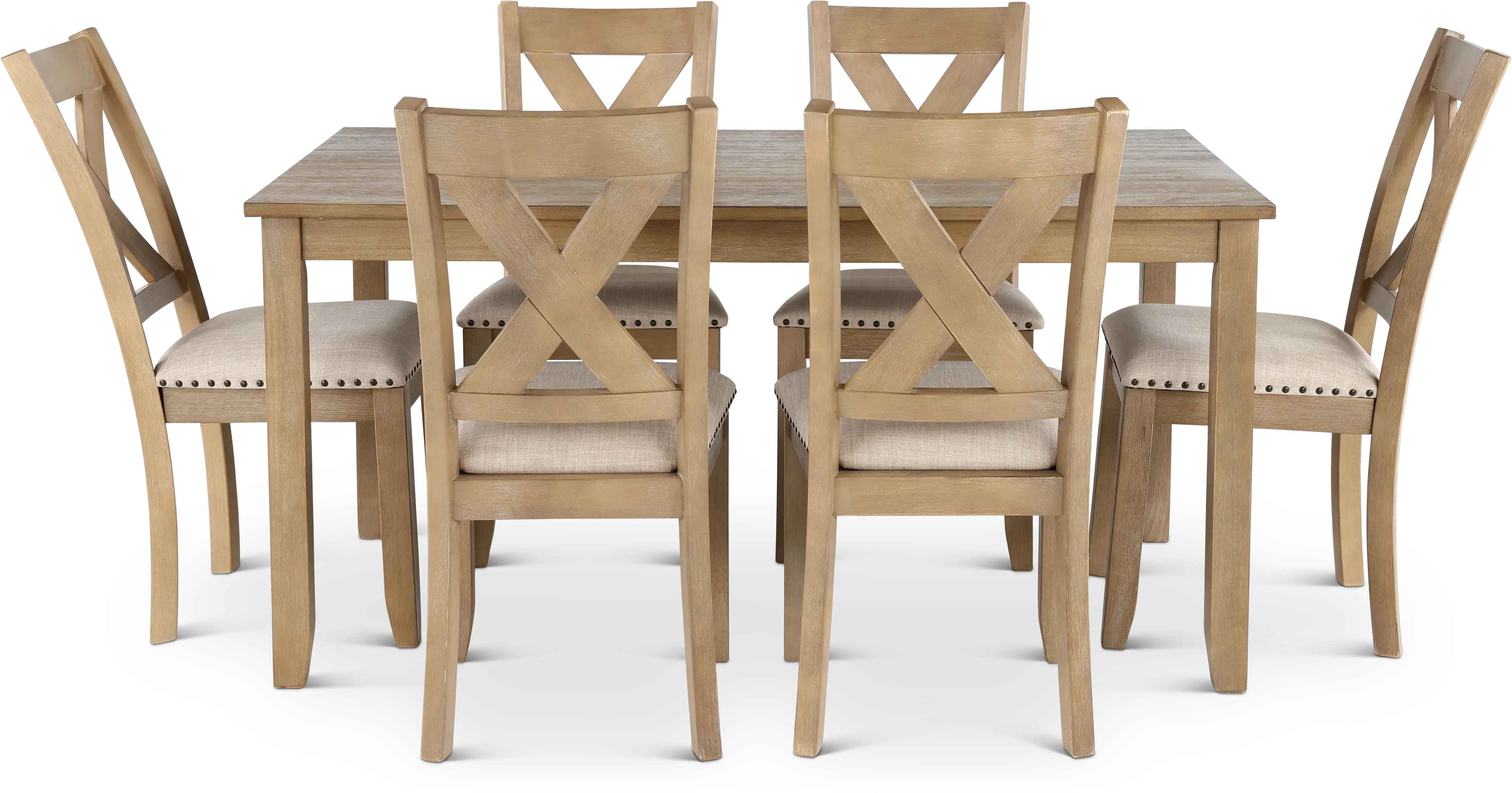 Sand Hollow Brown 7 Piece Dining Room Set-1