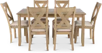 Sand Hollow Brown 7 Piece Dining Room Set