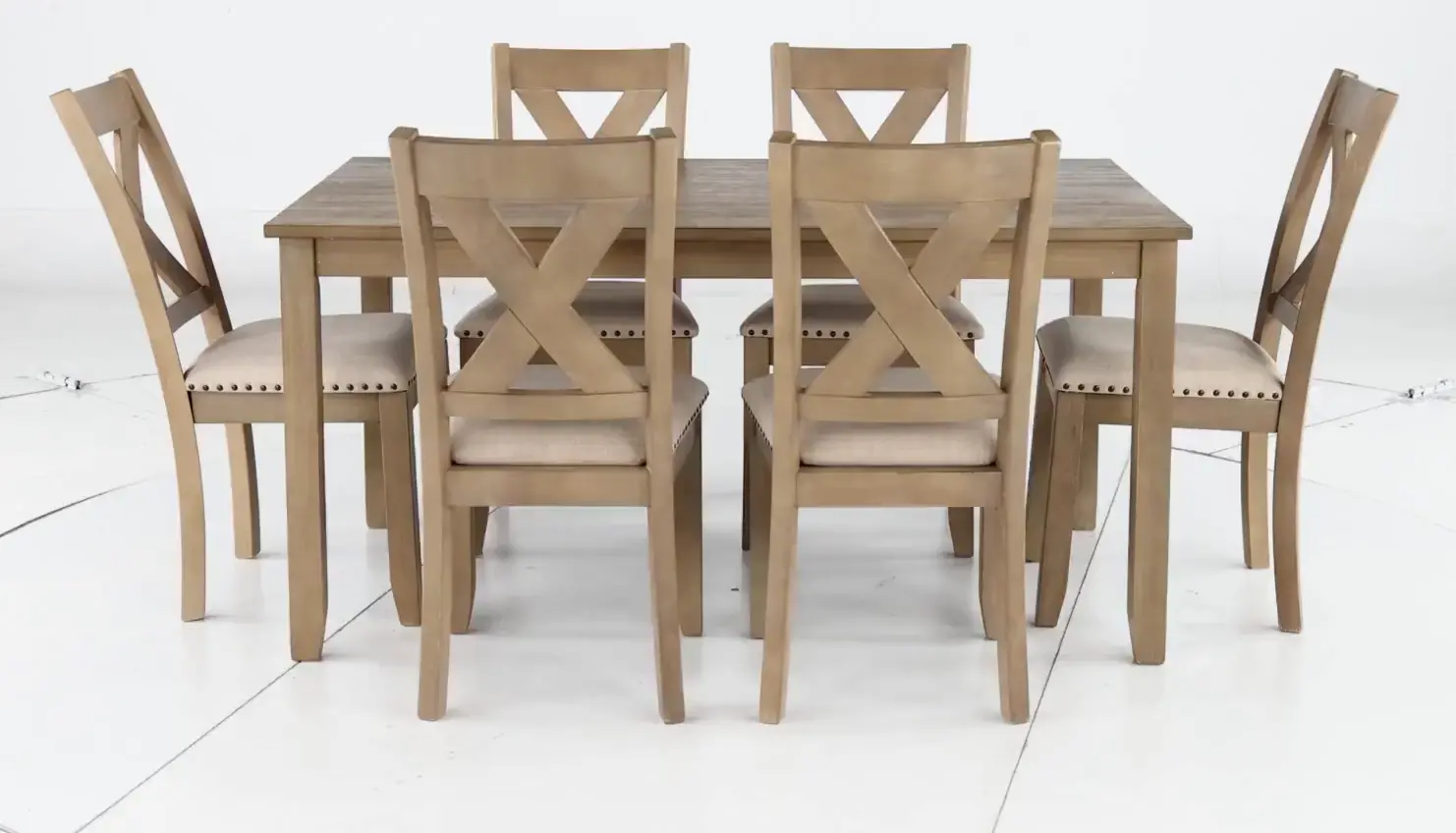 Sand Hollow Brown 7 Piece Dining Room Set-4