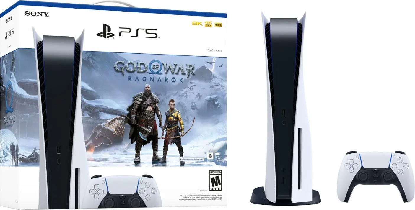 PS5/825GB-DISC-1215G Playstation 5 Console – God of War Ragnarök Bundle-1