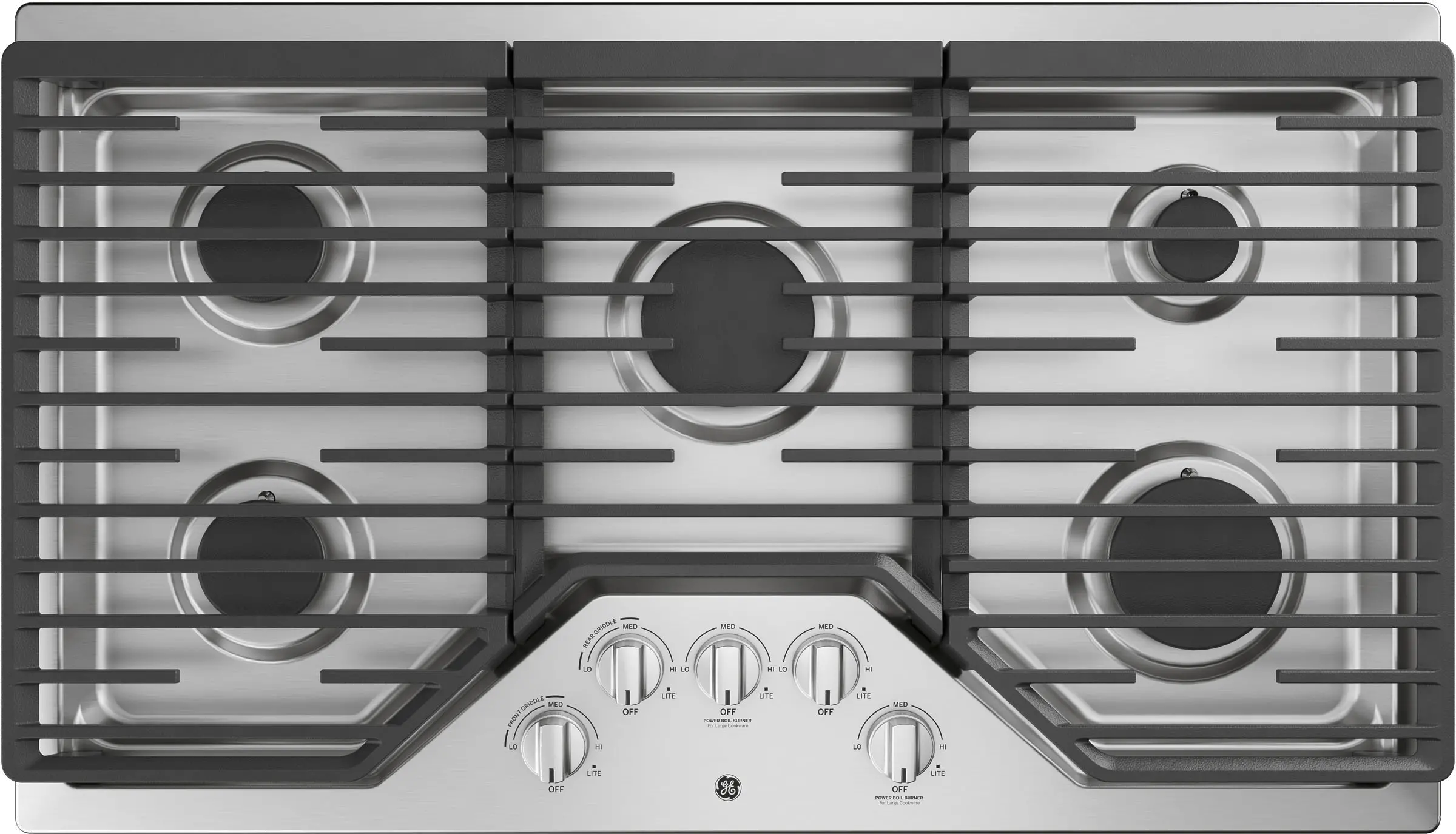JGP5036SLSS GE 36 Inch Gas Cooktop - Stainless Steel-1