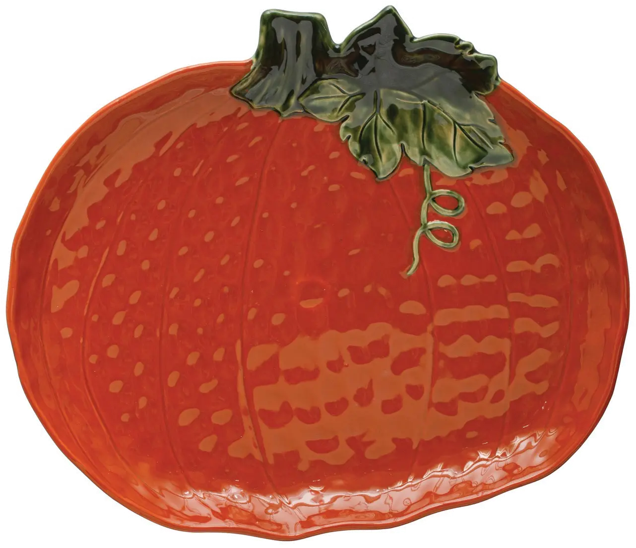 CF3687/PUMKN-PLATTER Stoneware Pumpkin Platter-1