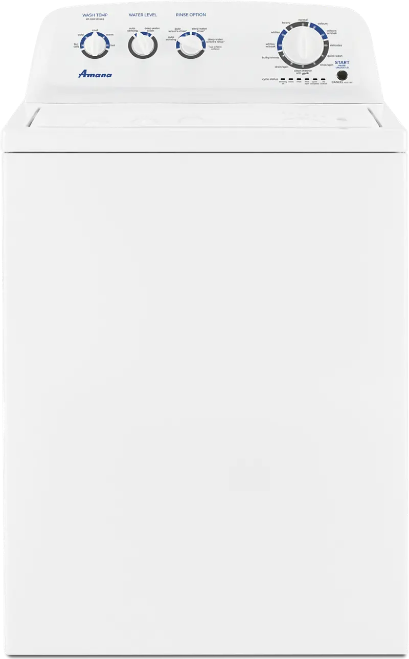 Amana 3.8 cu ft Top Load Washer - White, 4519