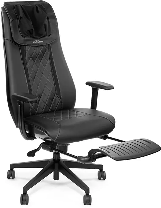 Empire Black Office Massage Chair-1