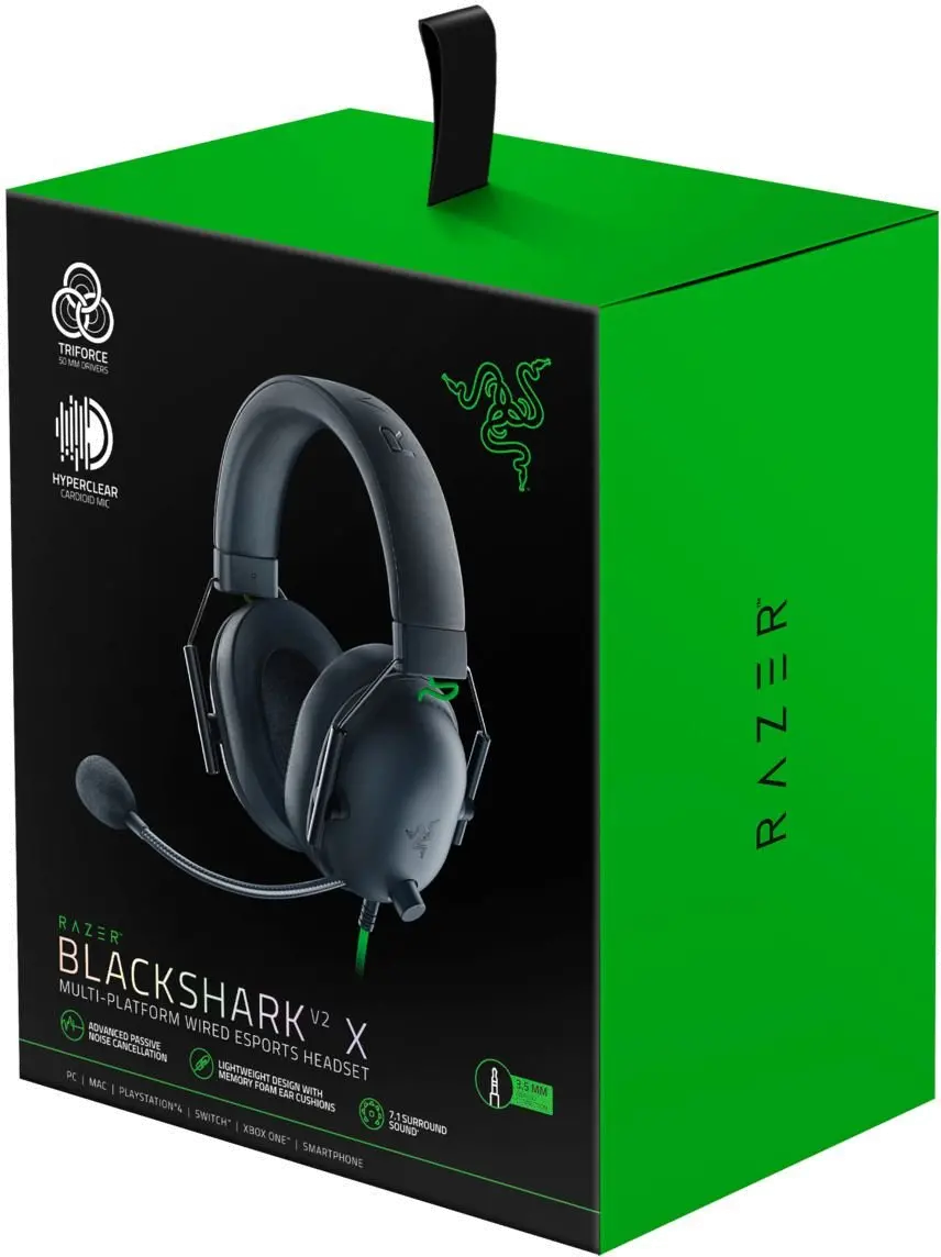 RAZER BLACKHSHARK V2 X HEADSET Razer BlackShark V2 X Wired Gaming Headset-6