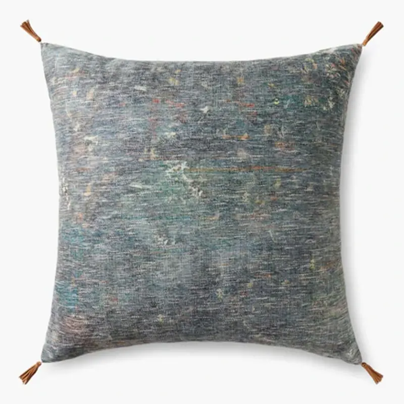 Navy Multicolor Floor Pillow