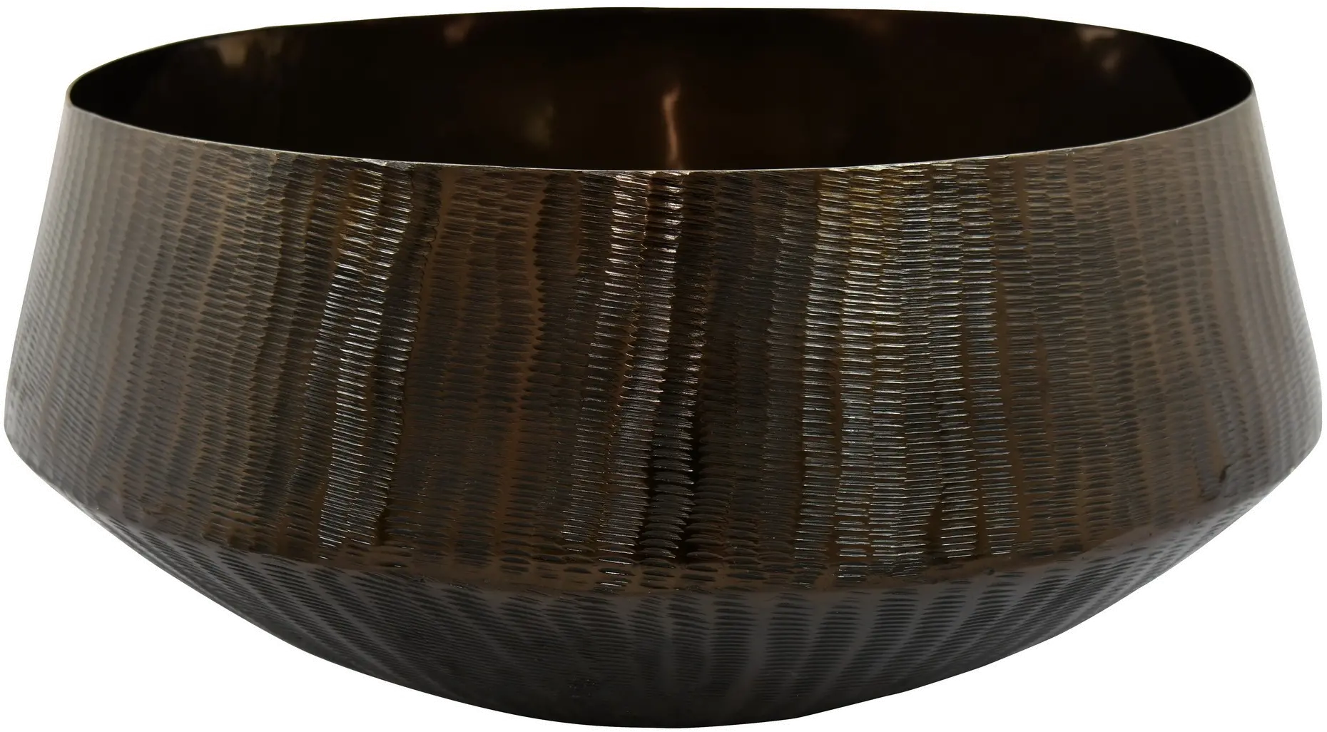 6.75  Round Metal Planter-1