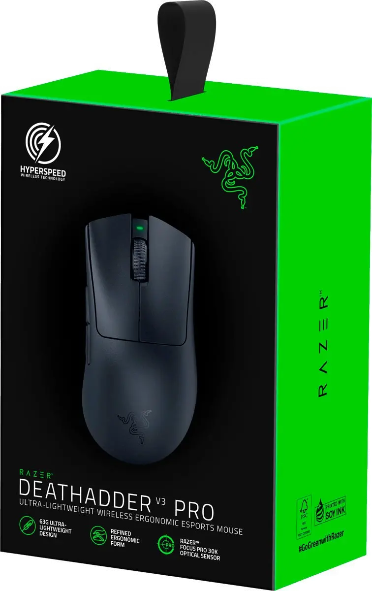 RAZER DEATHADDER V3 PRO Razer Deathadder V3 Pro Wireless Gaming Mouse-9