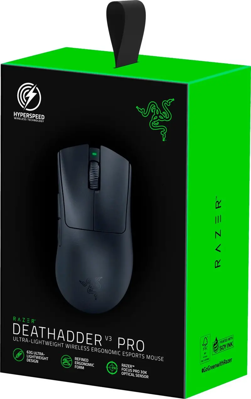 Razer Deathadder V3 Pro Wireless Gaming Mouse | RC Willey
