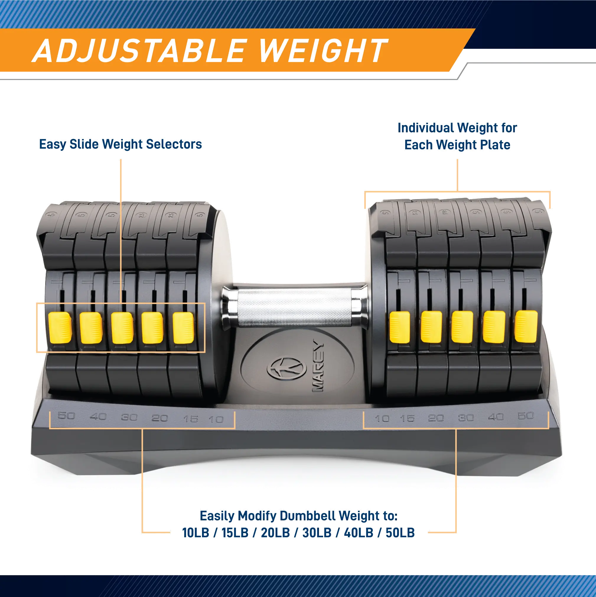 ADDB-6198 Marcy Adjustable Dumbbell System-2