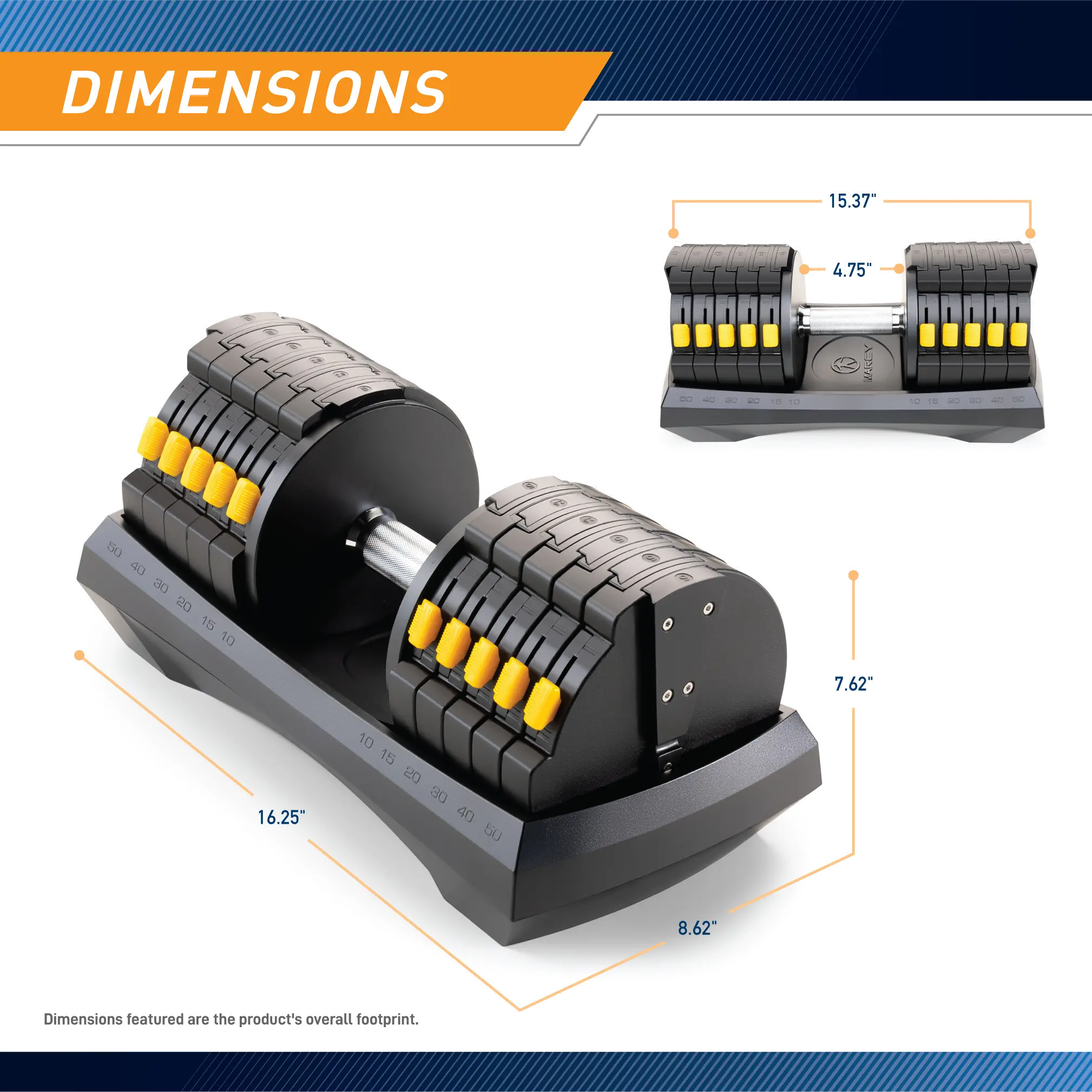 ADDB-6198 Marcy Adjustable Dumbbell System-7