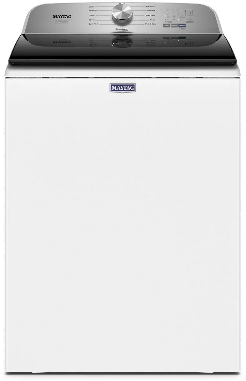 MVW6500MW Maytag 4.7 cu ft Pet Pro Washer - White M6500-1