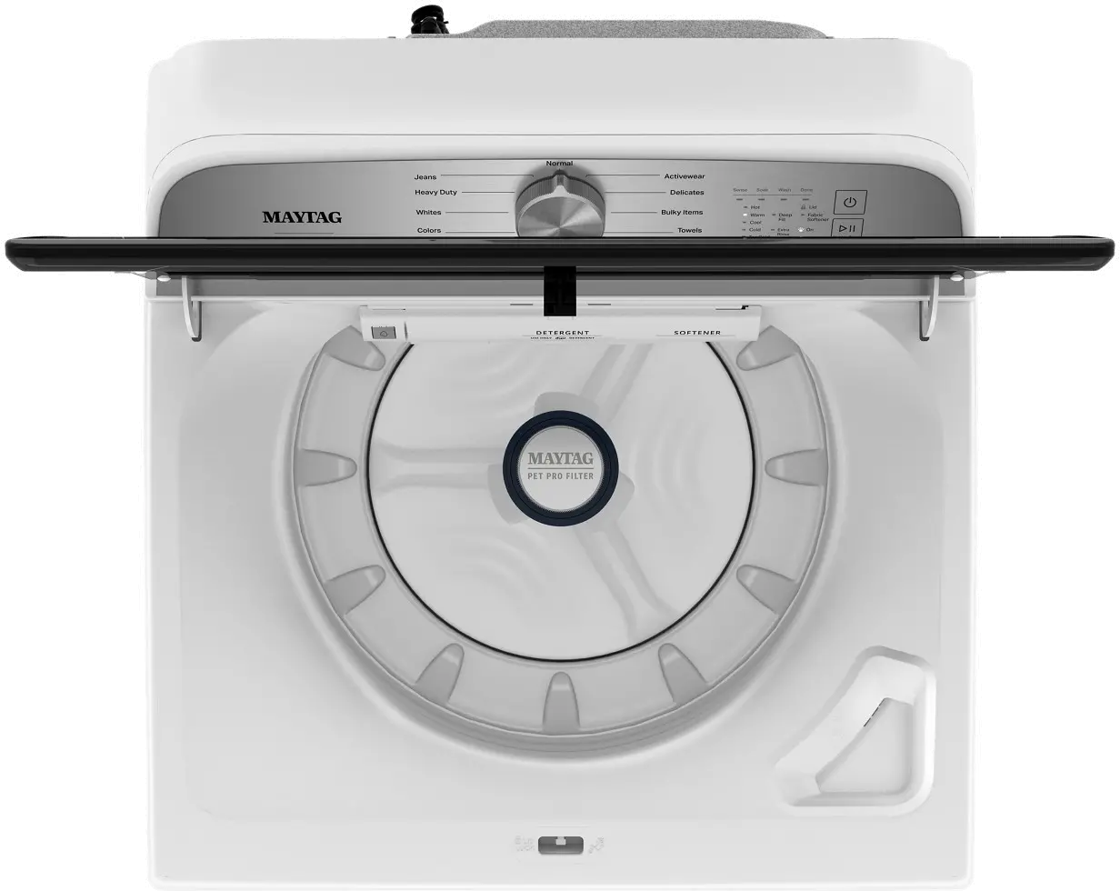 MVW6500MW Maytag 4.7 cu ft Pet Pro Washer - White M6500-3