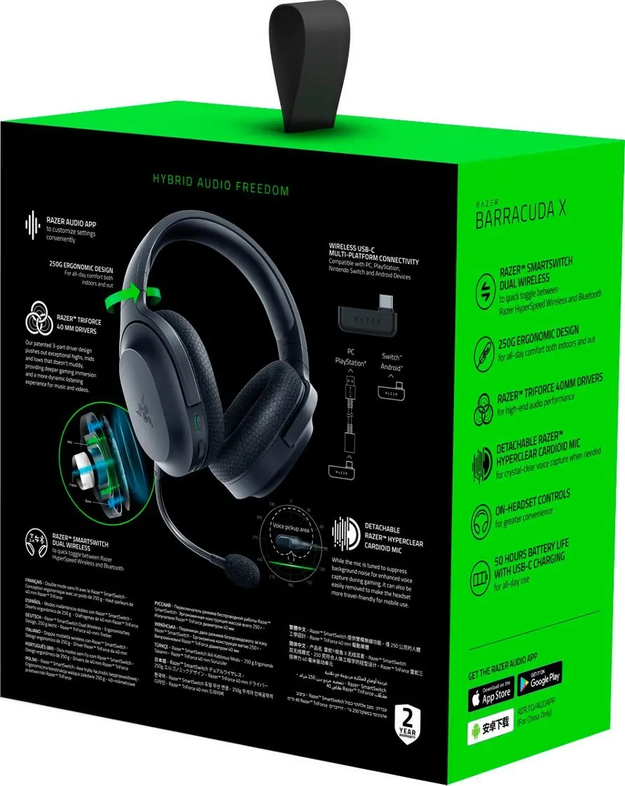 RAZER-BARRACUDA-X HDSET Razer Barracuda X Wireless Gaming Headset-10